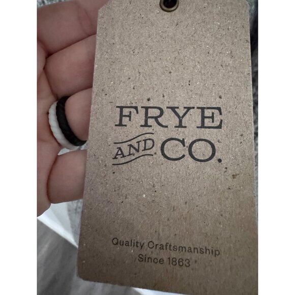 Frye and Co. split crew neck long sleeve pullover sweater size‎ L puff shoulder - Picture 4 of 6